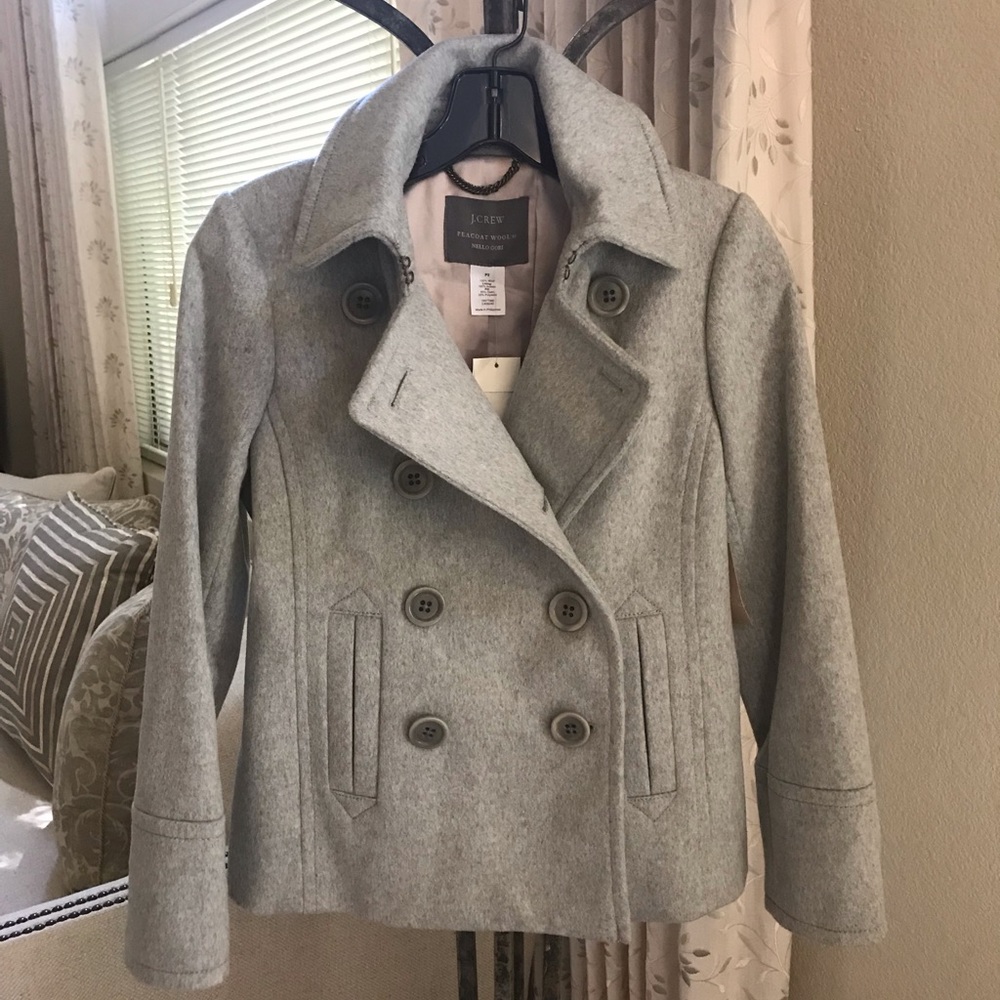 J. Crew Italian Wool Peacoat by Nello Gori